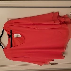Coral blouse